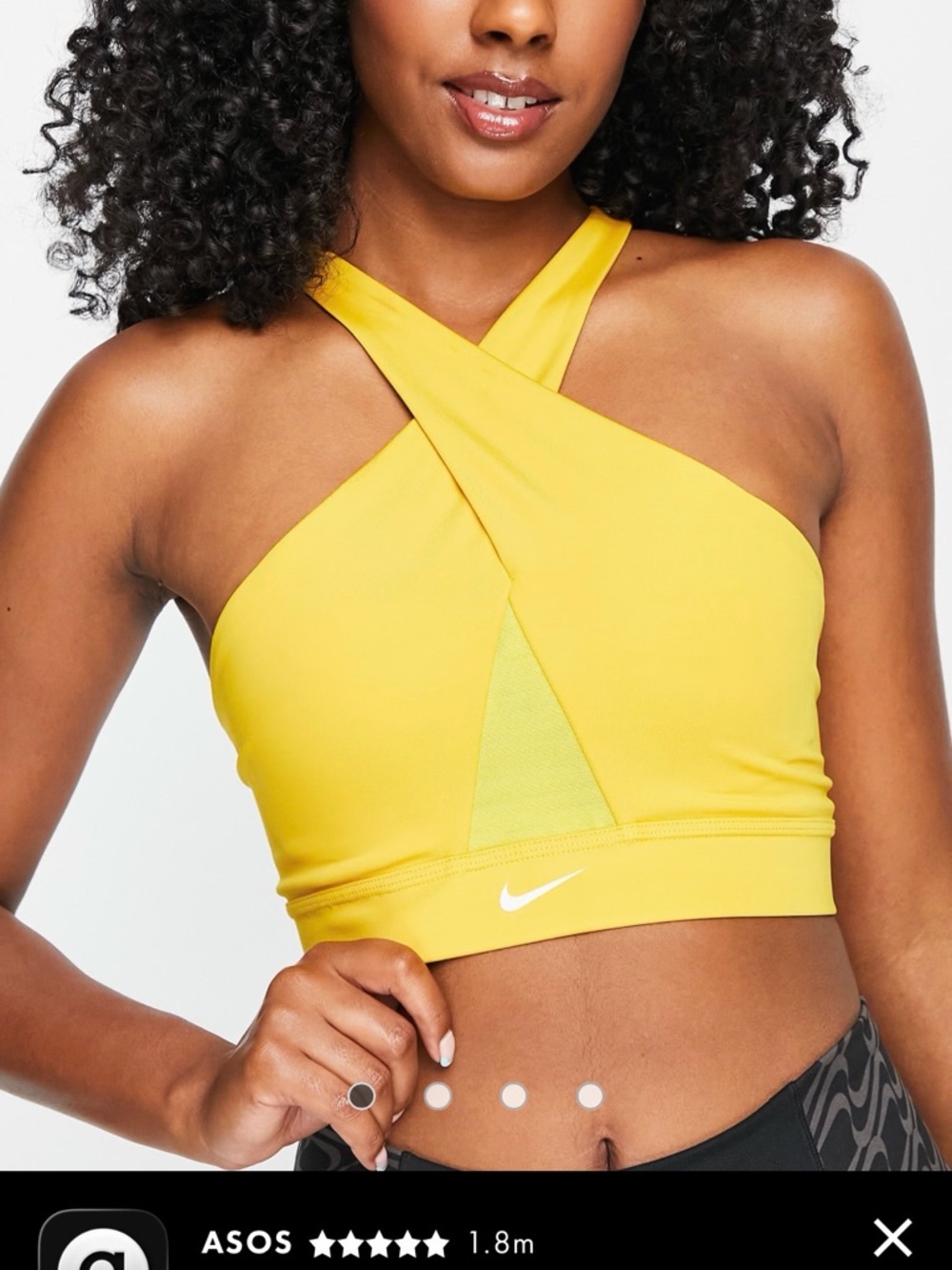 Nike Training Icon Clash Dri-FIT Swoosh Wrap Light-Support Gym Sports Bra Sz XL - Picture 10 of 11